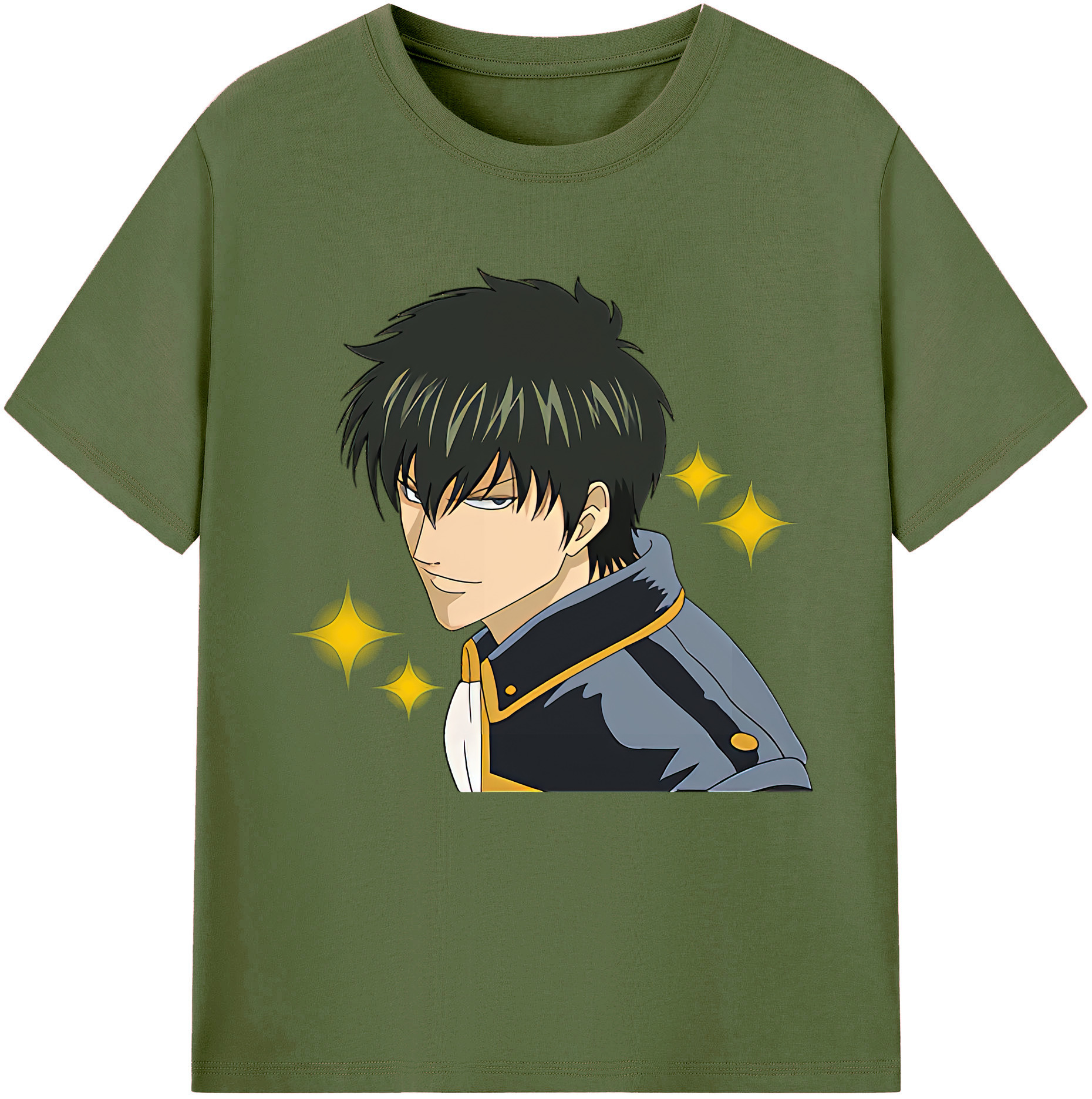 （画像用） ぎんたま 坂田銀時（さかたぎんとき） 神楽 志村新八（しむら しんぱち） GINTAMA Sakata Gintoki Kagura Shimura Shinpachi 綿100％半袖Tシャツ（フロントプリント）